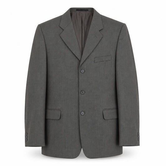 Zantos Mens Grey Herringbone  Jacket Suit Jacket Size 42