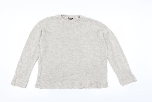 Nasty Gal Womens Beige   Pullover Jumper Size 10