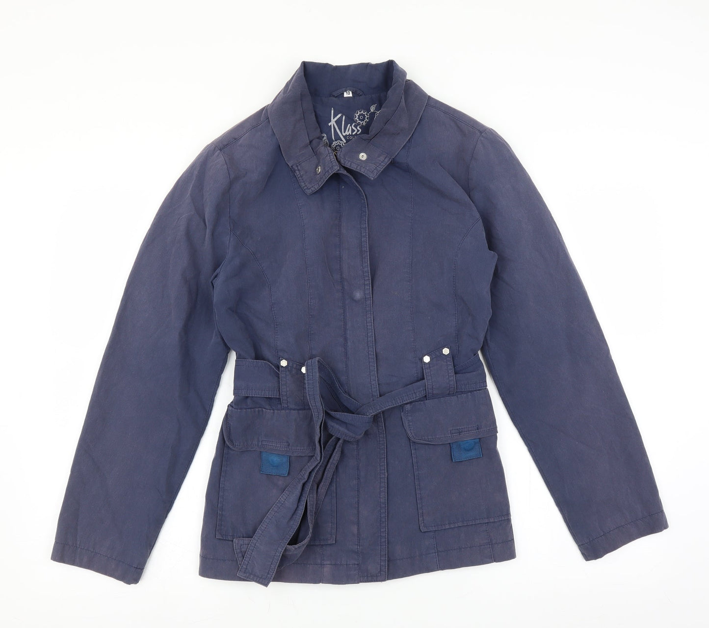 Klass Womens Blue   Jacket  Size 10