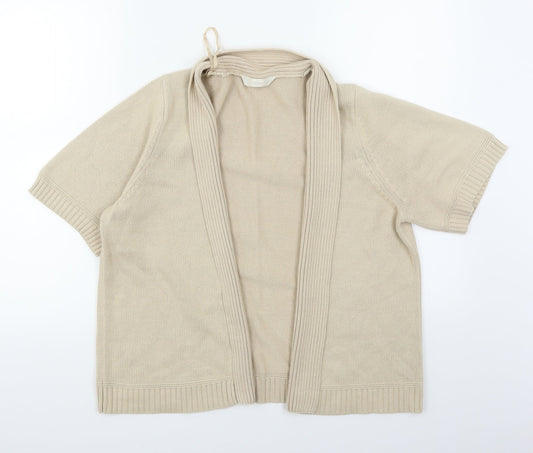 Authentic Womens Beige   Cardigan Jumper Size 18