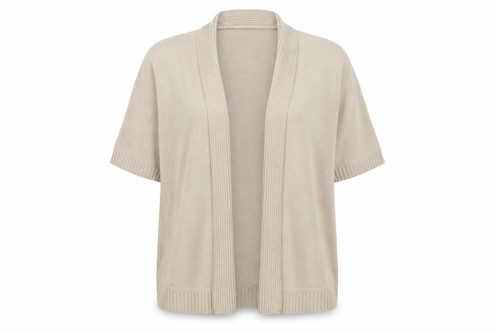 Authentic Womens Beige   Cardigan Jumper Size 18