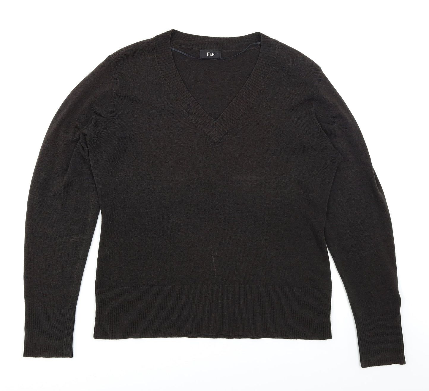 F&F Womens Brown   Pullover Jumper Size 16