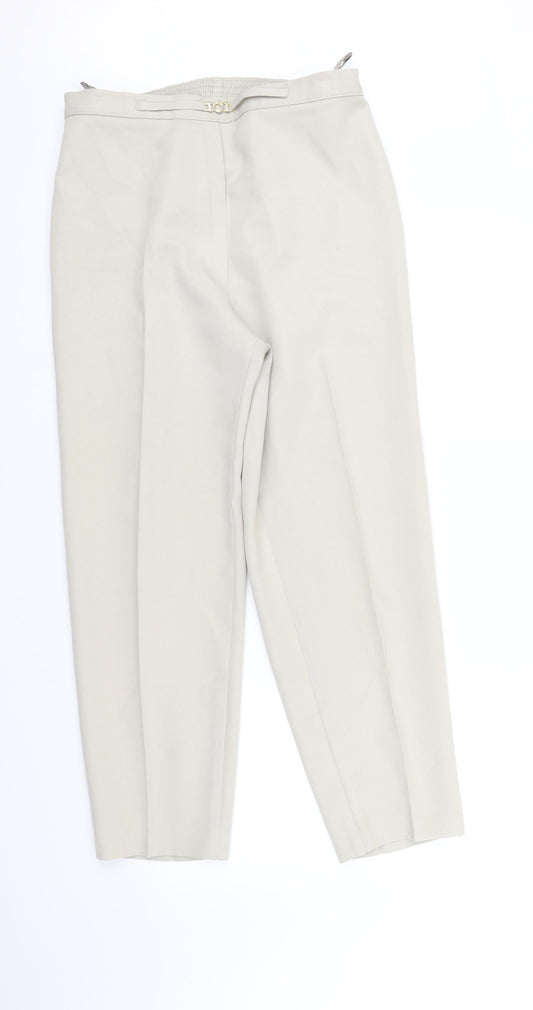 CANDA Womens Beige   Sweatpants Trousers Size 14 L30 in