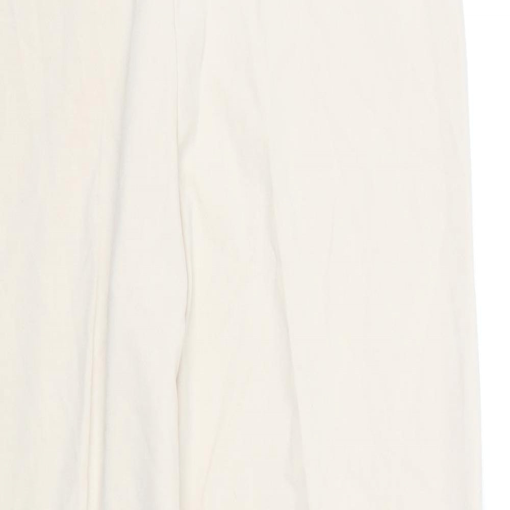 EWM Womens Beige   Trousers  Size 14 L31 in