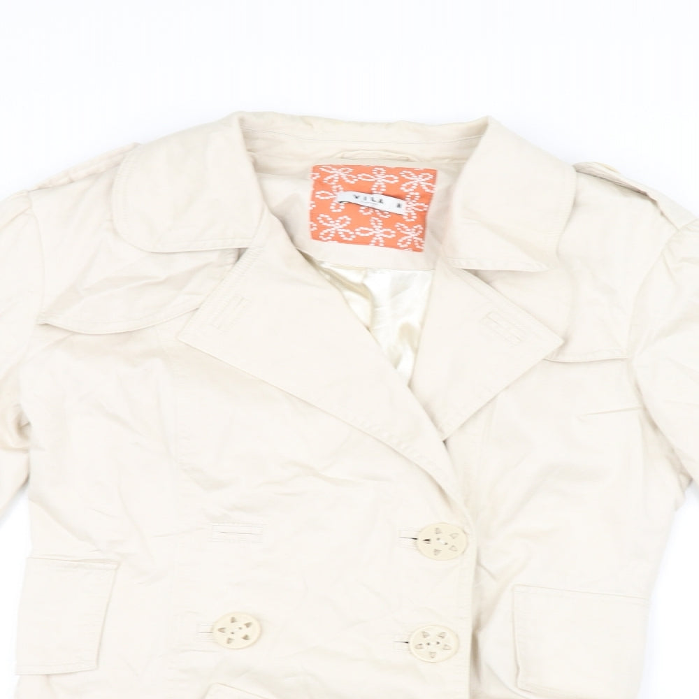 Villa Collection Womens Beige   Jacket  Size M