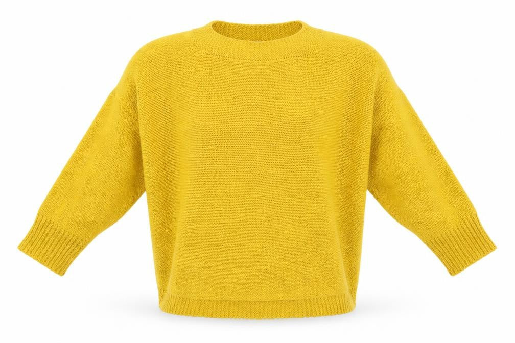 Isabella D Mens Yellow   Pullover Jumper Size M