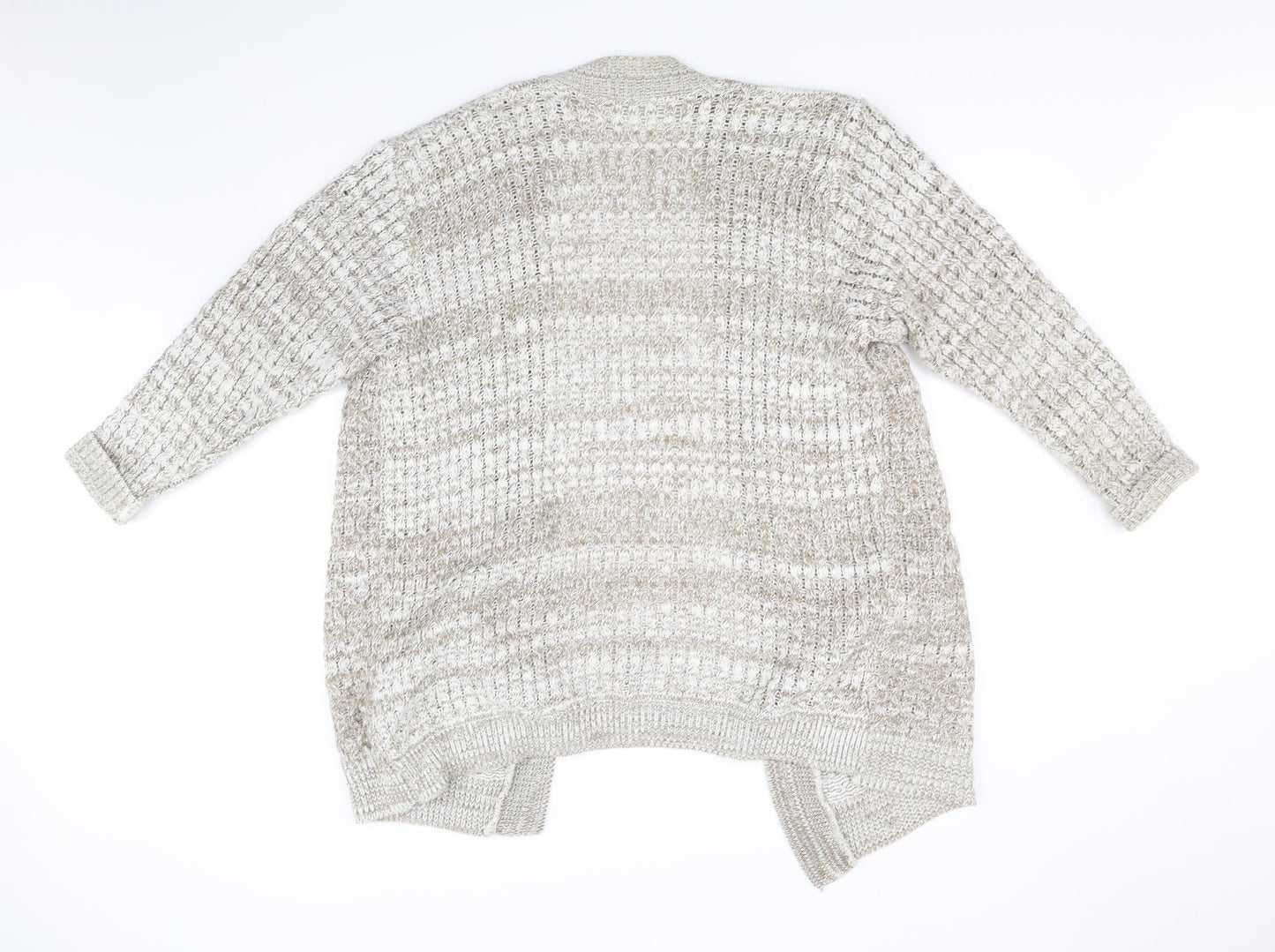 Glimpse Womens Beige   Cardigan Jumper Size L