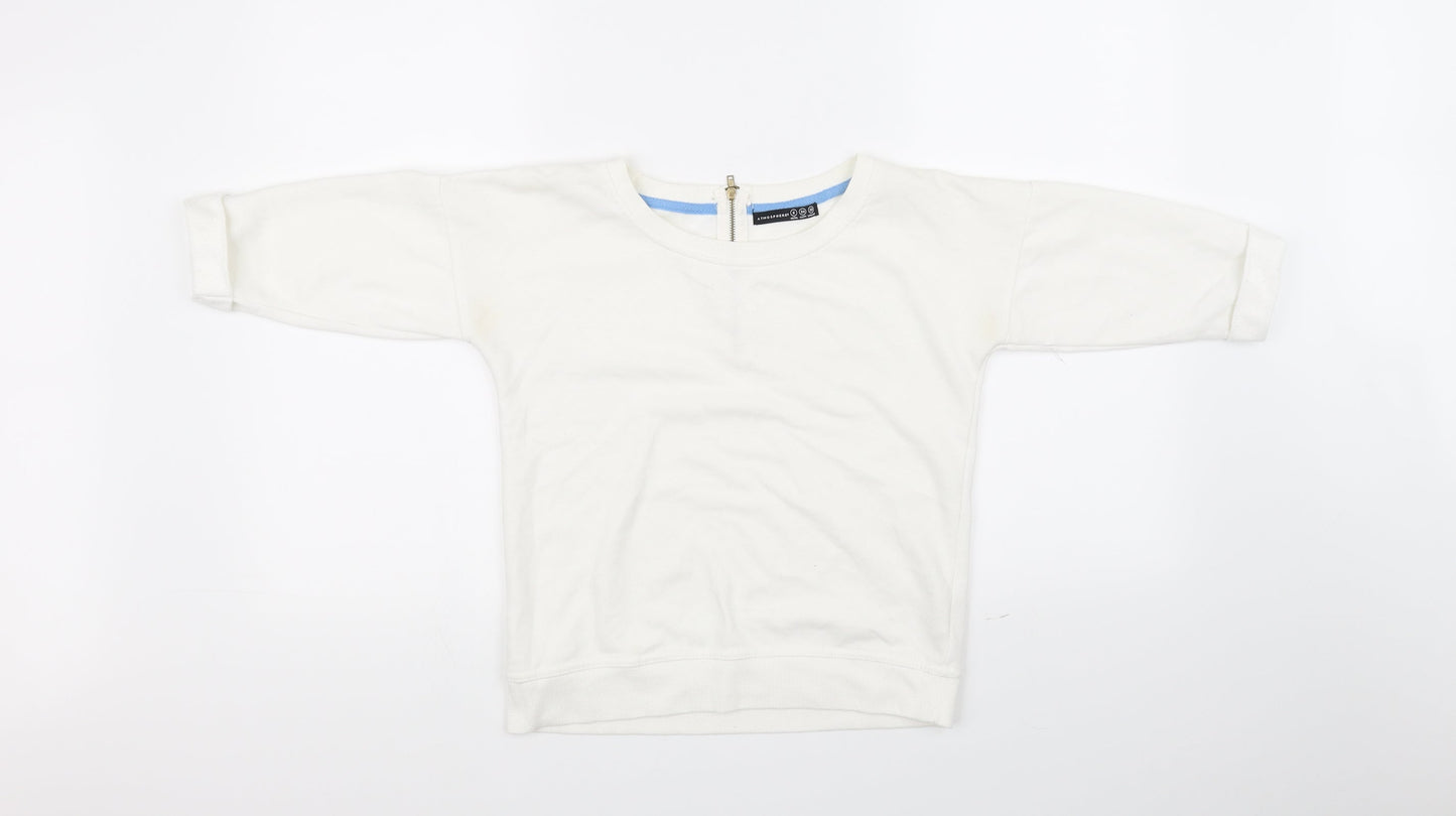Atmosphere Womens White   Pullover Jumper Size 6