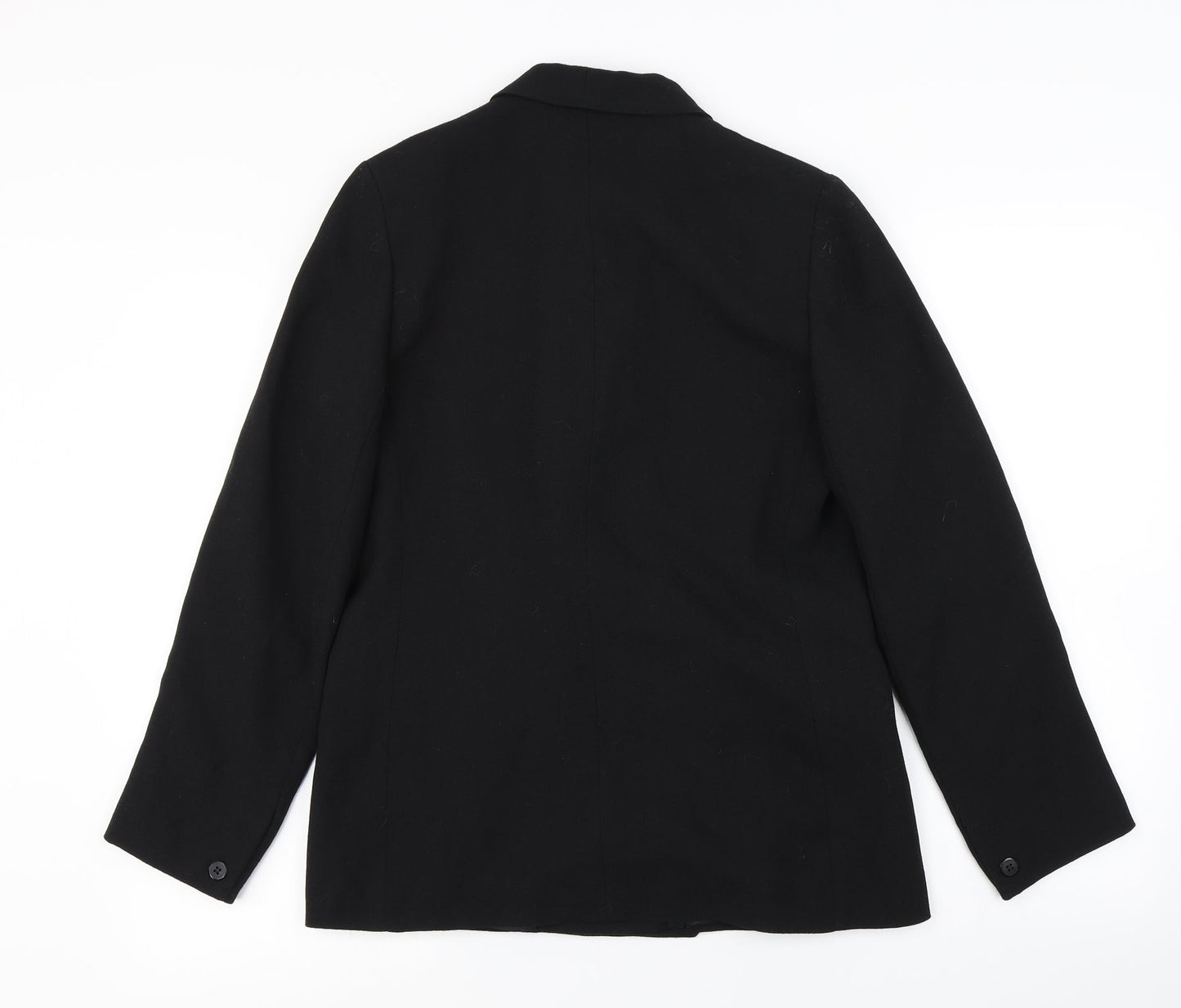 Preworn  Womens Black   Jacket Blazer Size 12