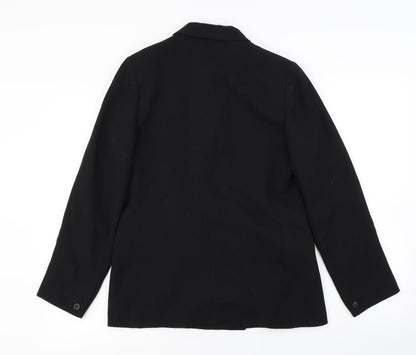Preworn  Womens Black   Jacket Blazer Size 12