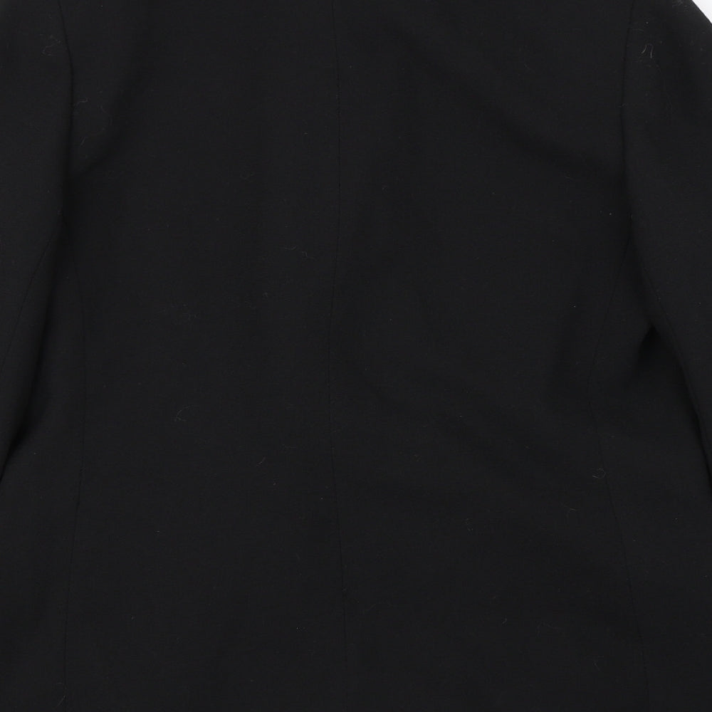 Preworn  Womens Black   Jacket Blazer Size 12