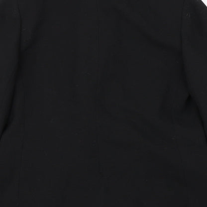 Preworn  Womens Black   Jacket Blazer Size 12