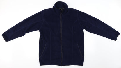Preloved Debbie Morgan  Womens Blue   Full Zip Jumper Size M - Front