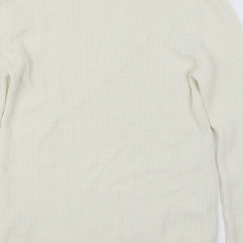 H&M  Womens Ivory   Pullover Jumper Size M