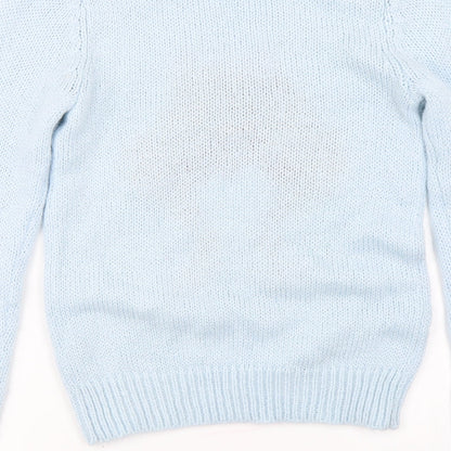 Dorothy Perkins  Womens Blue   Pullover Jumper Size 6  - Bird pattern