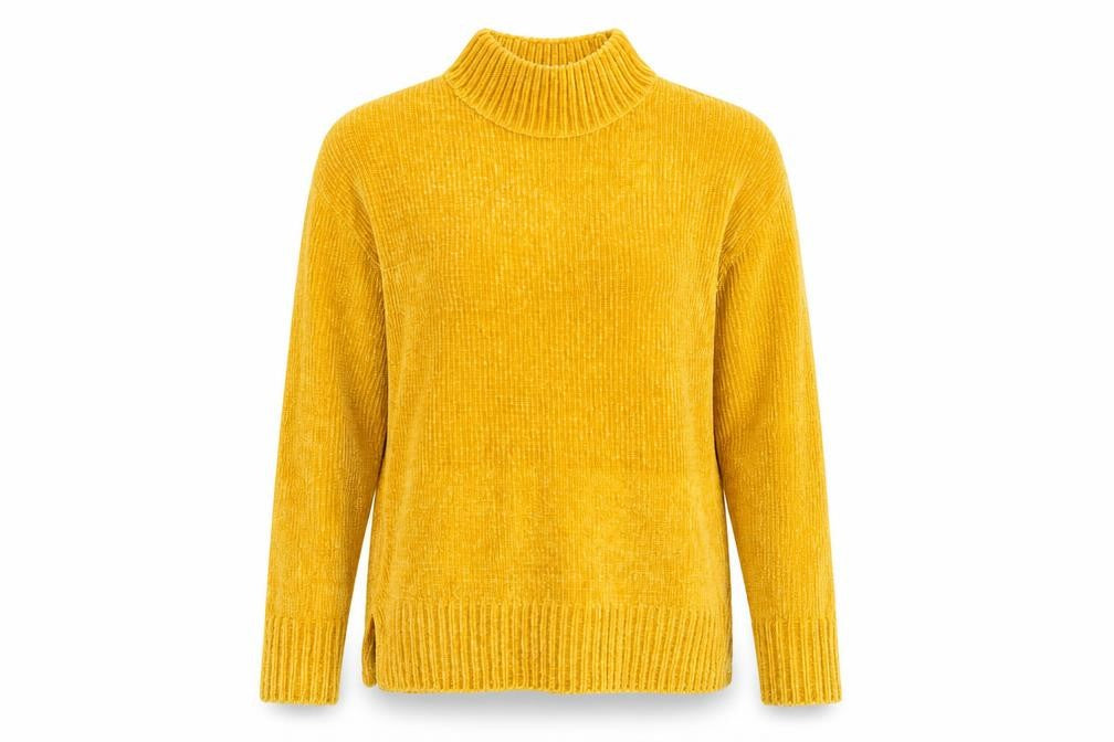 F&F  Womens Yellow   Pullover Jumper Size 12