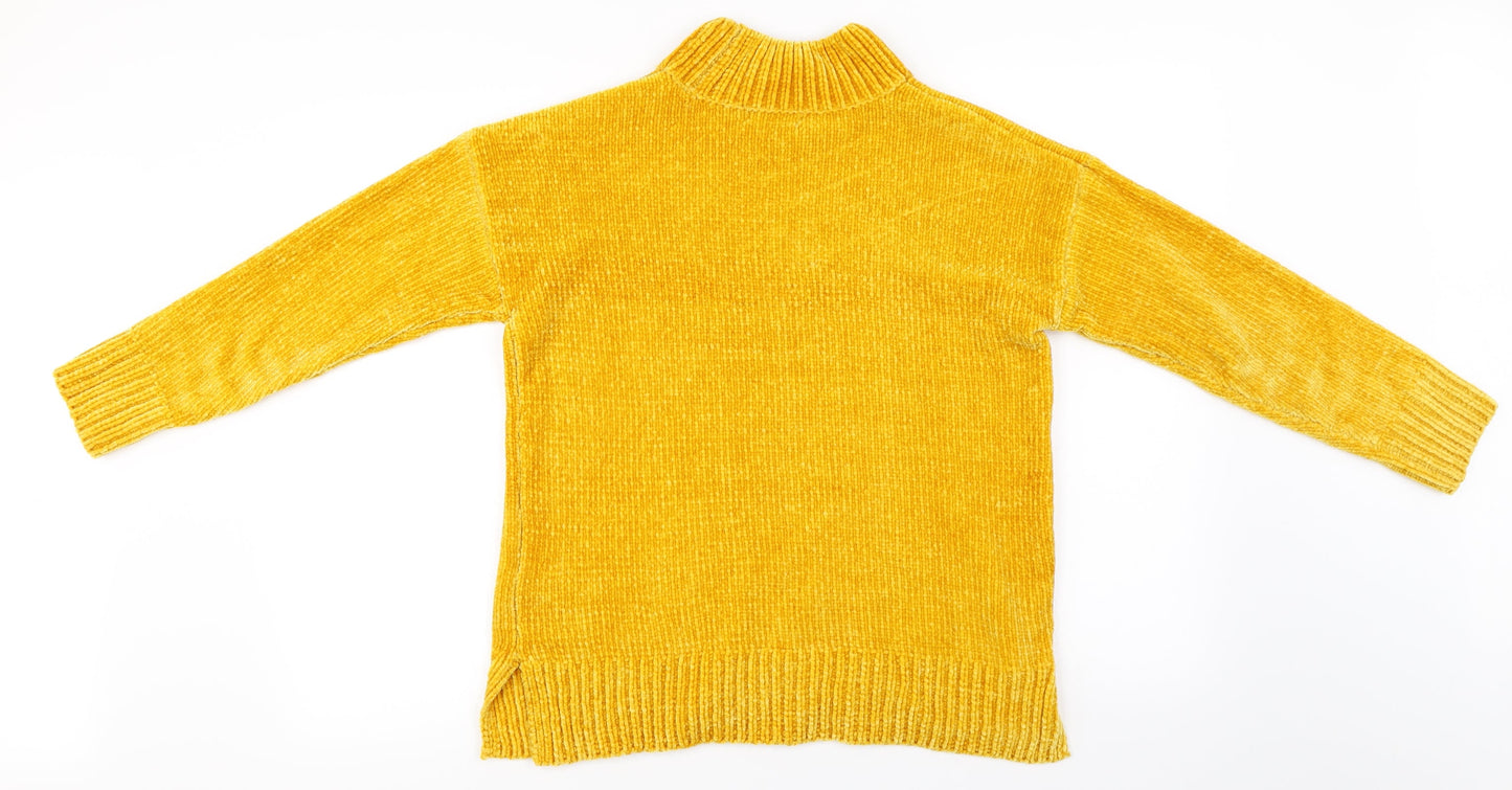 F&F  Womens Yellow   Pullover Jumper Size 12
