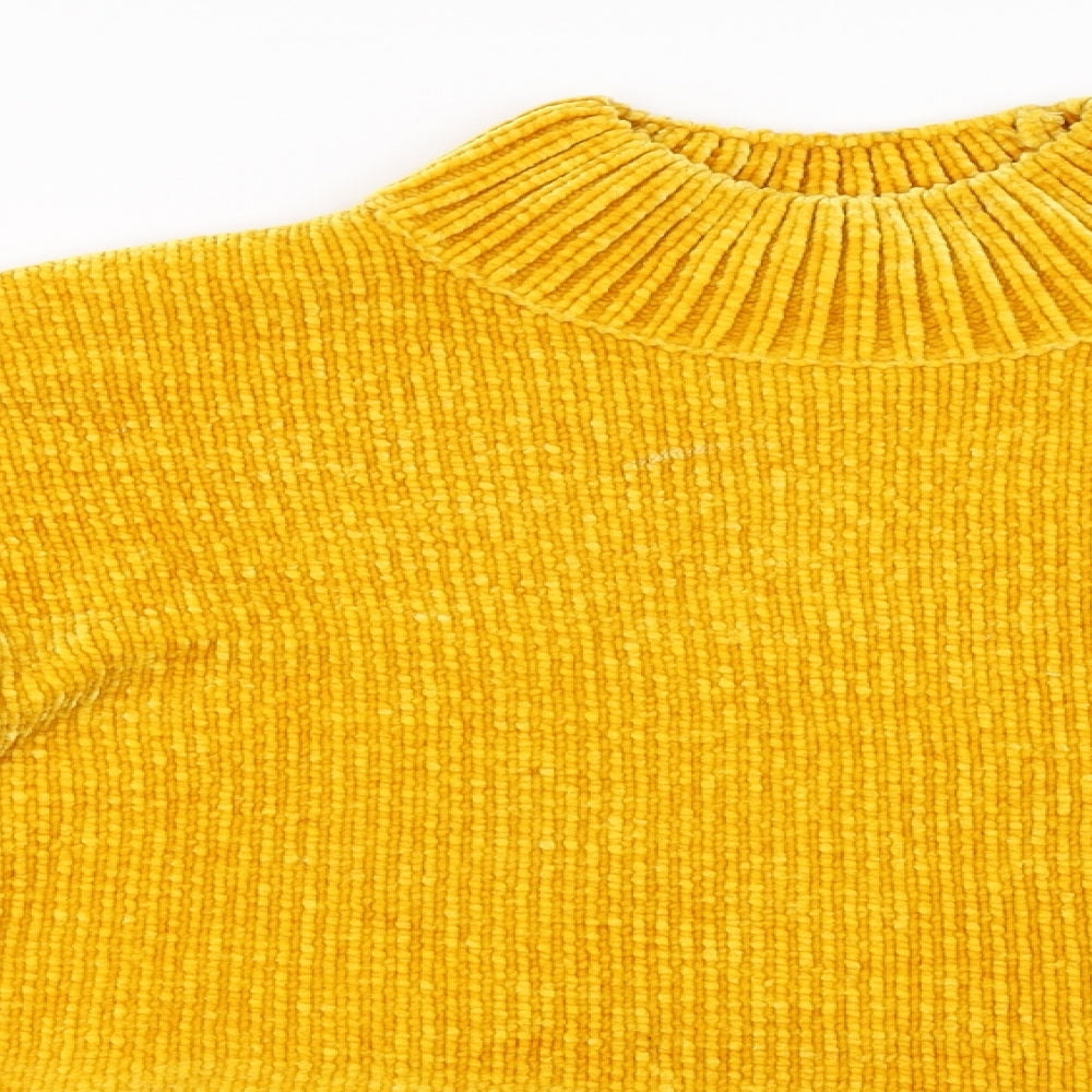 F&F  Womens Yellow   Pullover Jumper Size 12