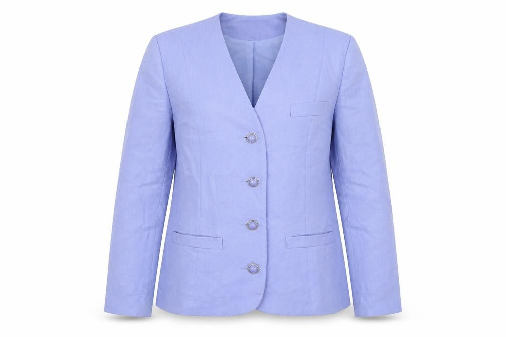 Preworn  Womens Purple   Jacket Coat Size 12