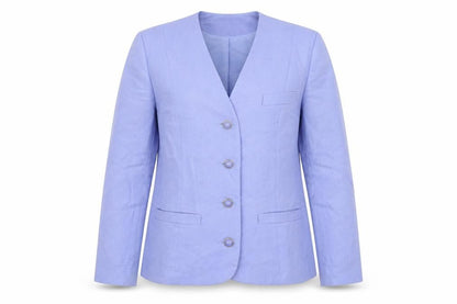 Preworn  Womens Purple   Jacket Coat Size 12