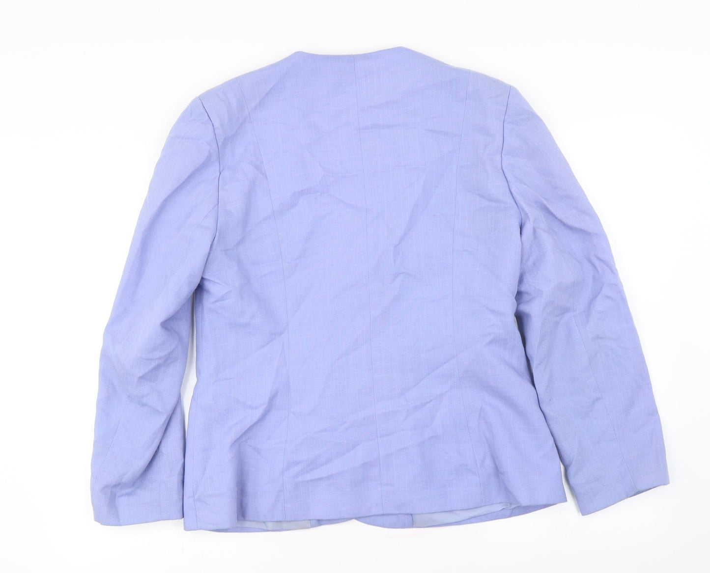 Preworn  Womens Purple   Jacket Coat Size 12