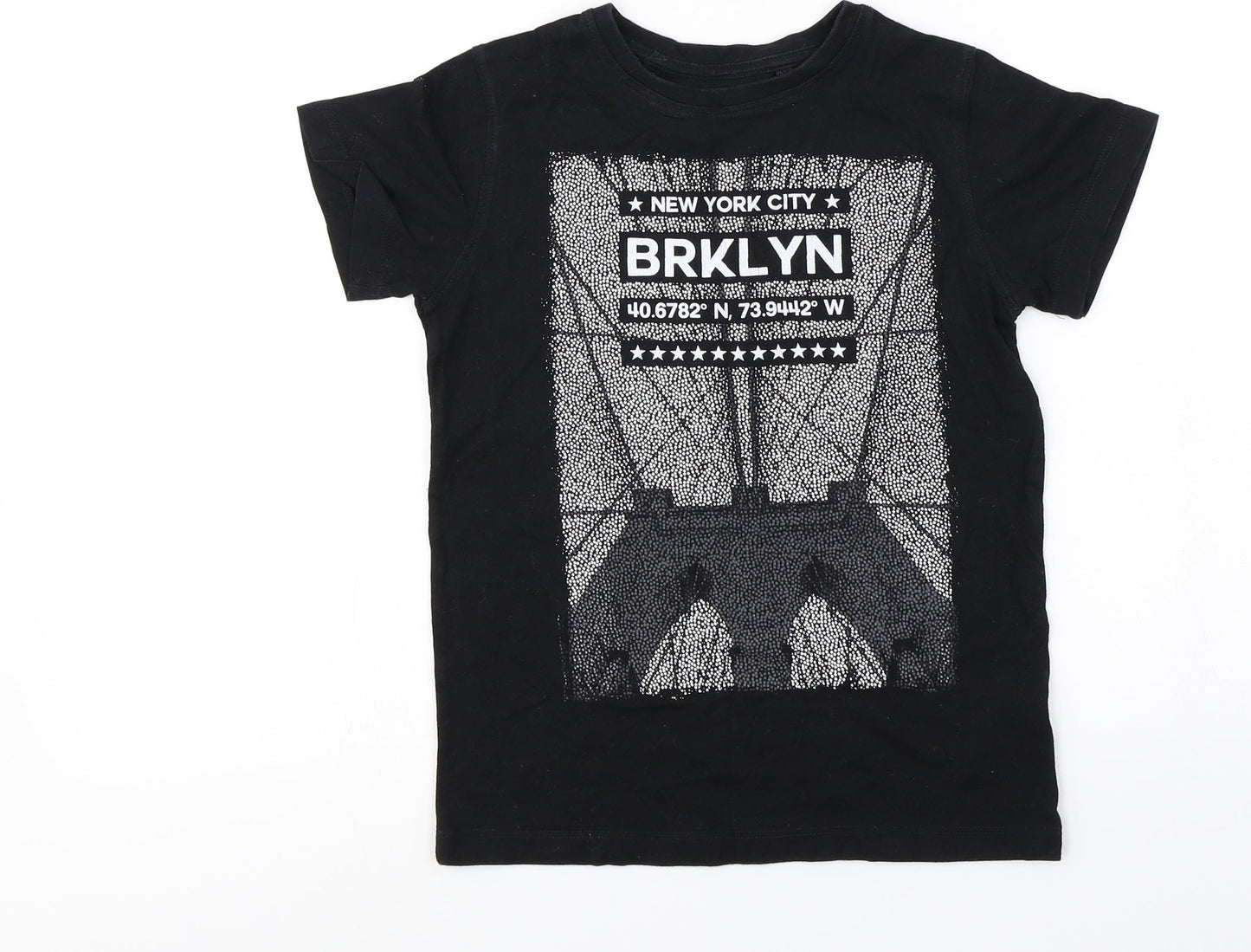 NEXT Boys Black   Basic T-Shirt Size 9 Years