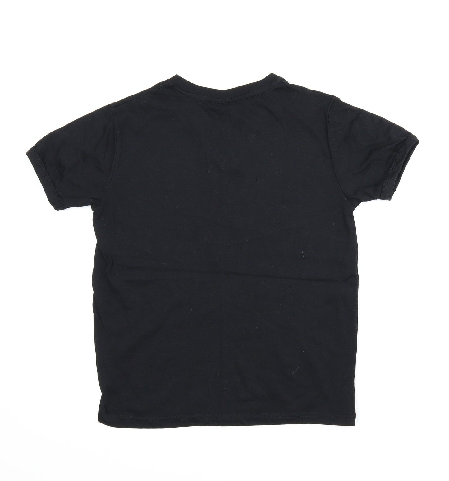 Lee Cooper Boys Black   Basic T-Shirt Size 11-12 Years