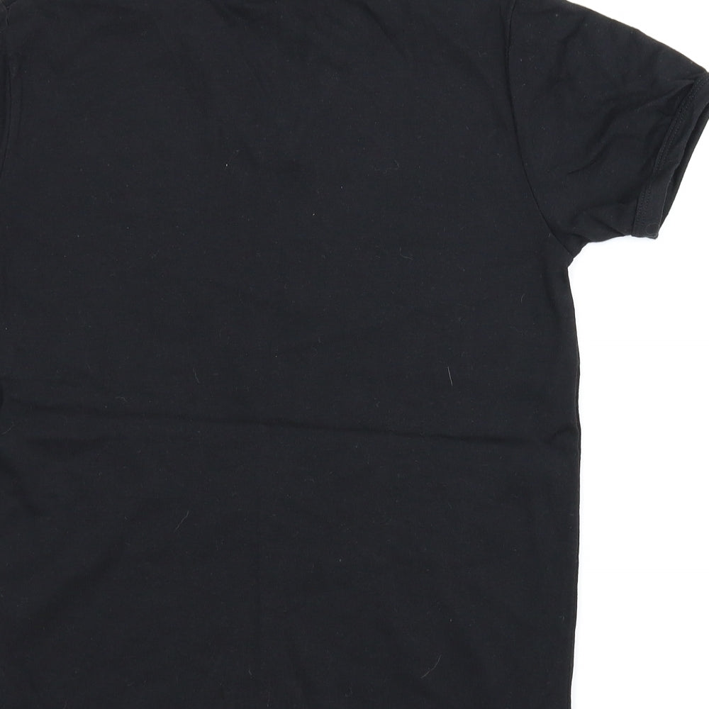 Lee Cooper Boys Black   Basic T-Shirt Size 11-12 Years