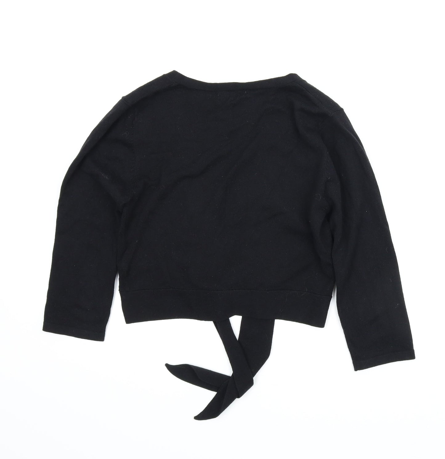 Basix Womens Black   Cardigan Jumper Size 10