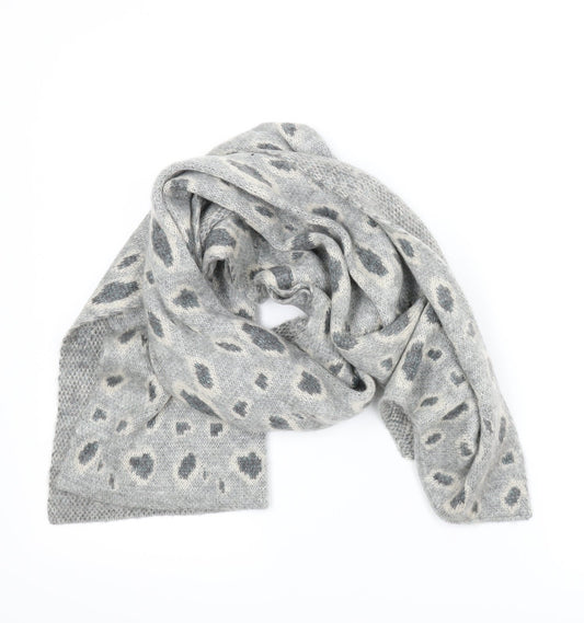Faith Womens Grey Animal Print   Scarf