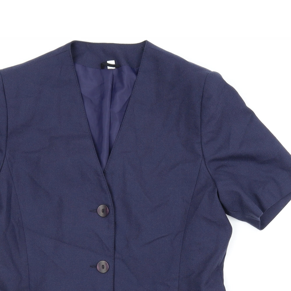 Miss Smith Womens Blue   Cardigan Jumper Size 14