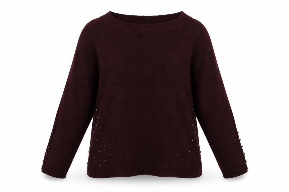 Dorothy Perkins Womens Red  Knit Pullover Jumper Size 14