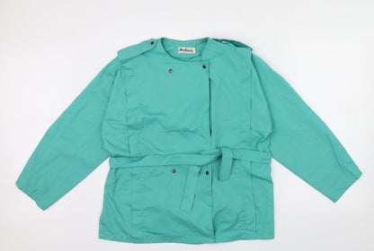 Roma Womens Green   Jacket  Size 12  - Belt attached