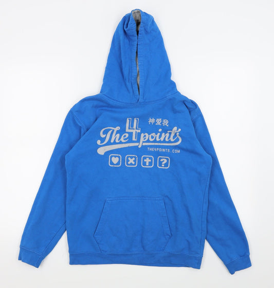 Awdis Boys Blue   Pullover Jumper Size 12-13 Years