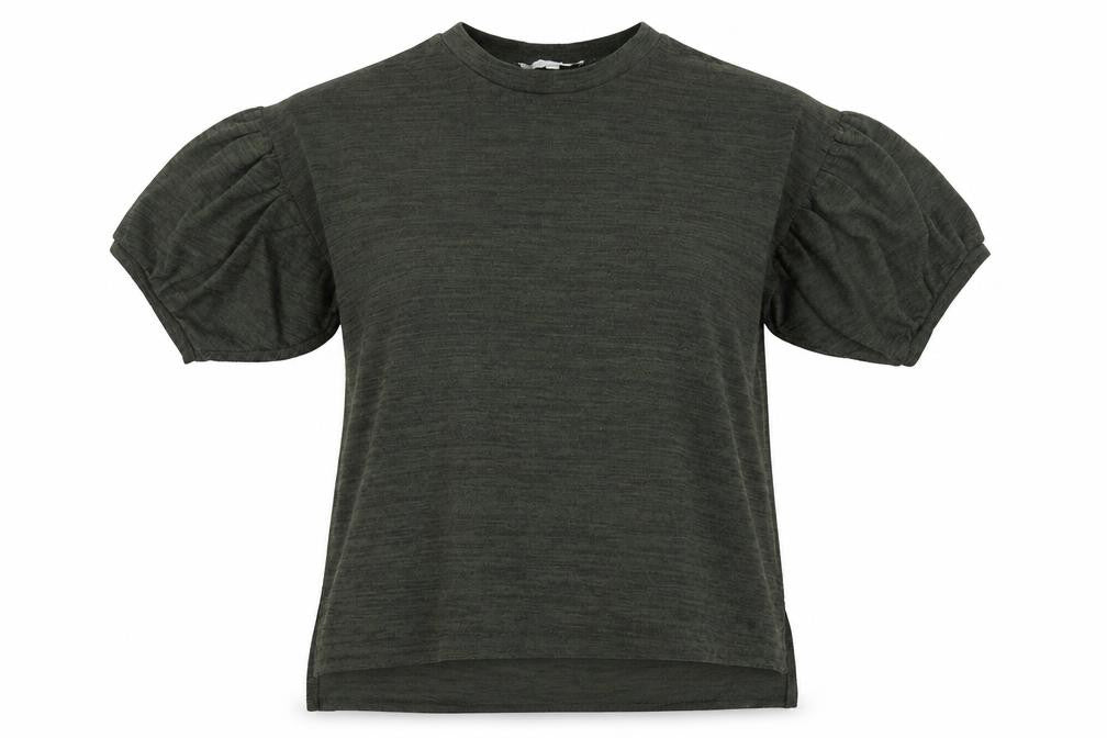 vasmasi Womens Green   Basic T-Shirt Size 14