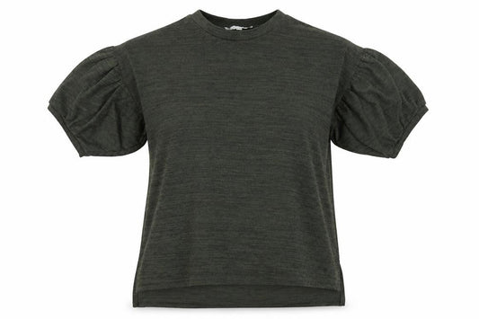 vasmasi Womens Green   Basic T-Shirt Size 14