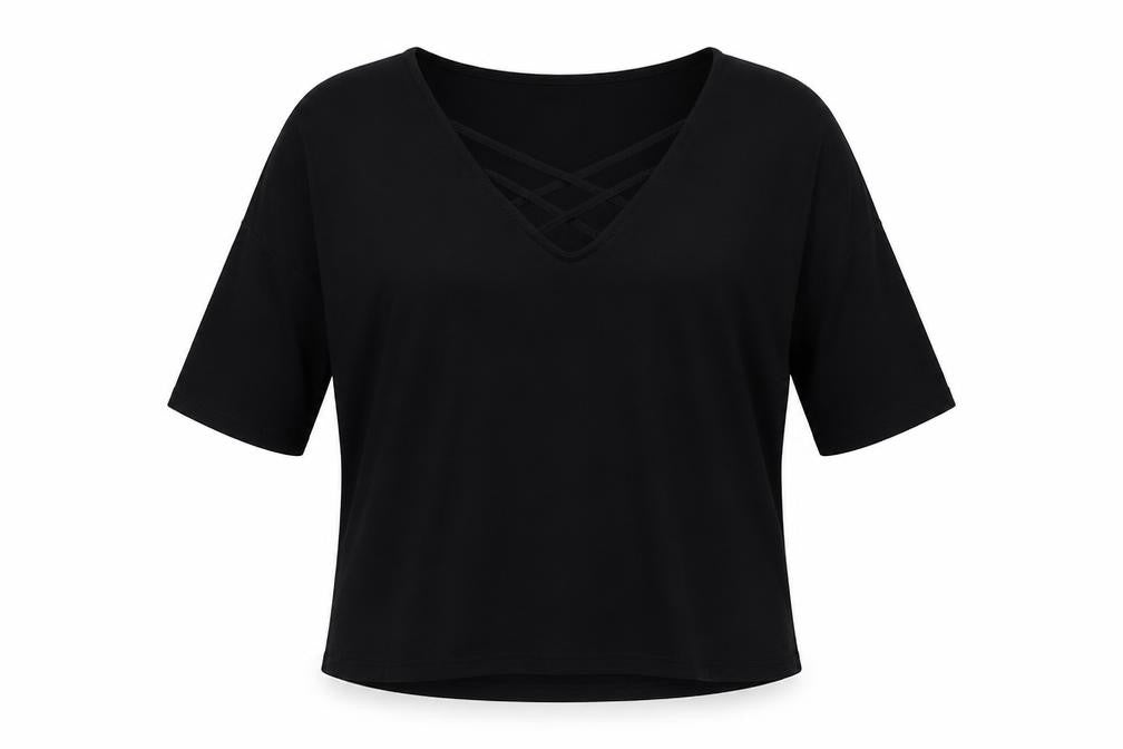 New Look Womens Black   Basic T-Shirt Size S