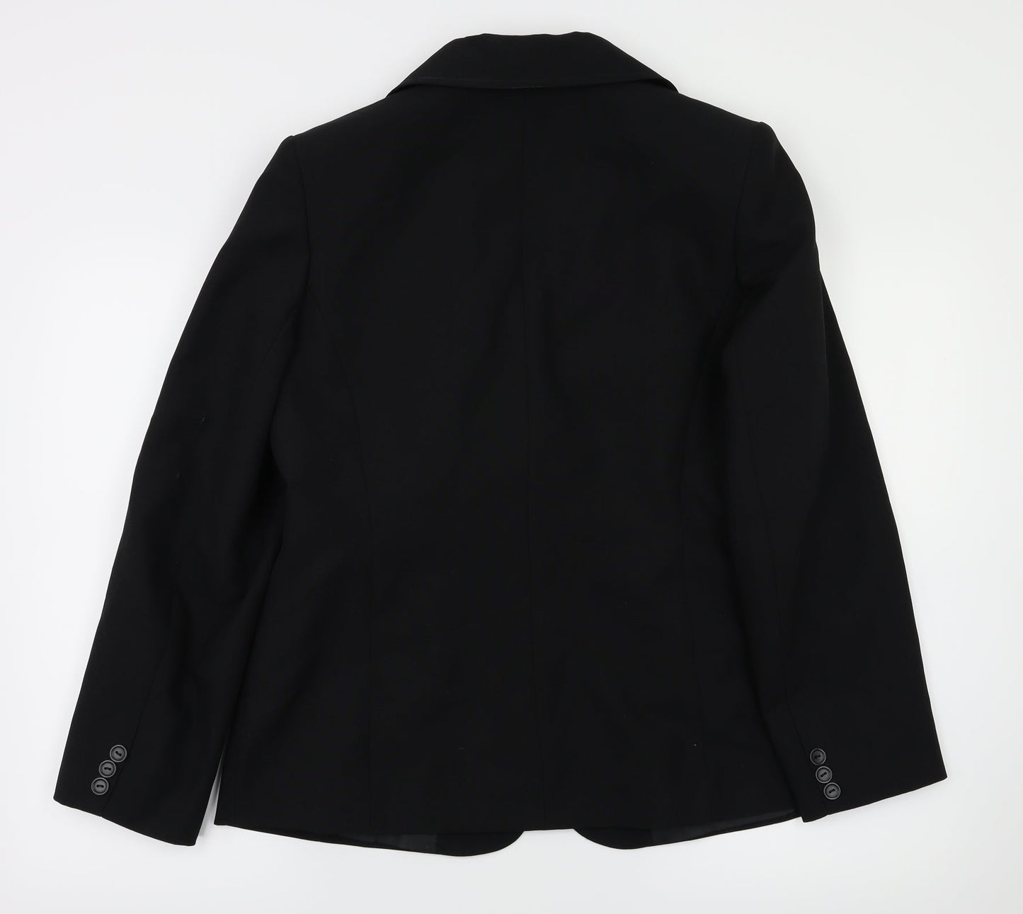 AMARANTO Womens Black   Jacket Blazer Size 14