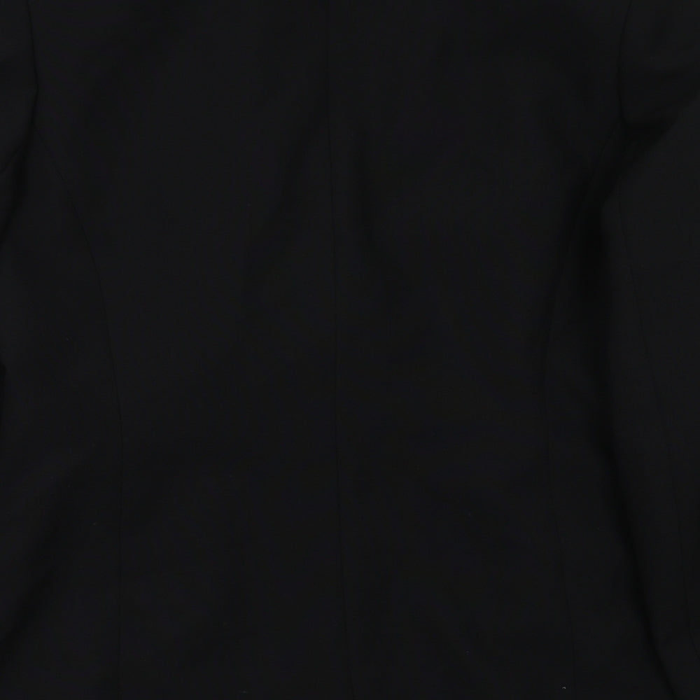 AMARANTO Womens Black   Jacket Blazer Size 14