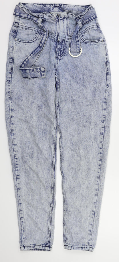 Denim & Co. Womens Blue   Straight Jeans Size 6 L29 in