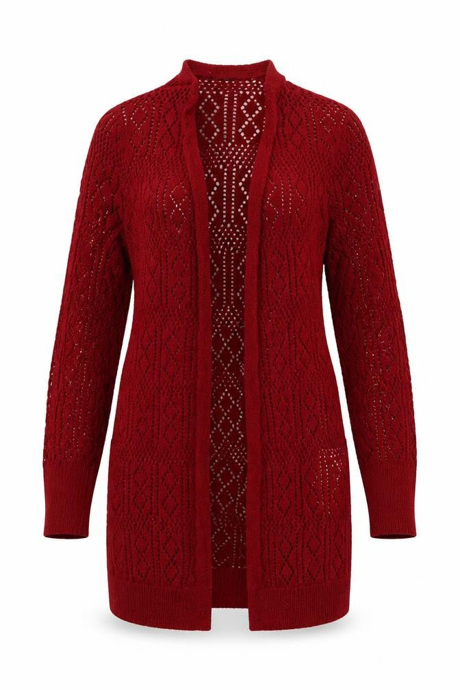 Peacocks Womens Red   Cardigan Jumper Size 8