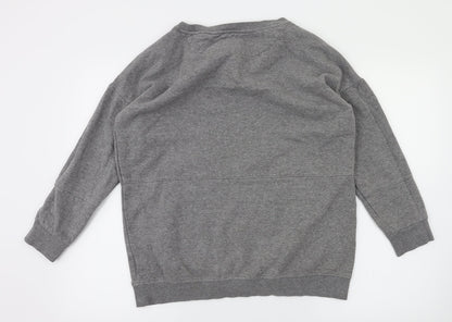 Preloved NEXT Mens Grey   Pullover Jumper Size M - Back