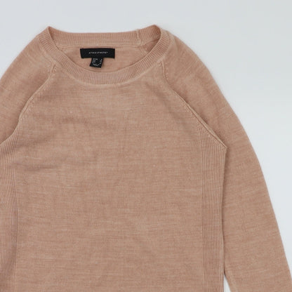 Primark Womens Pink Houndstooth  Basic T-Shirt Size 6