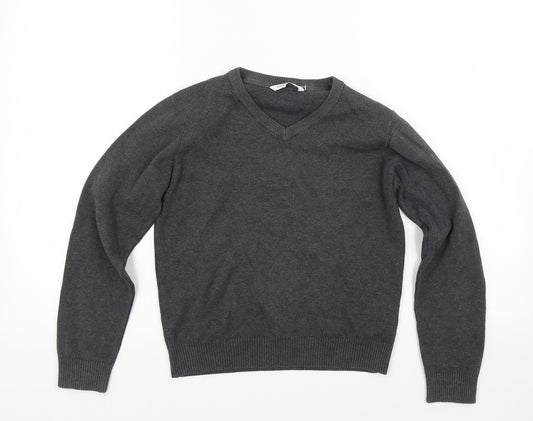 Marks and Spencer Boys Grey   Pullover Jumper Size 10 Years