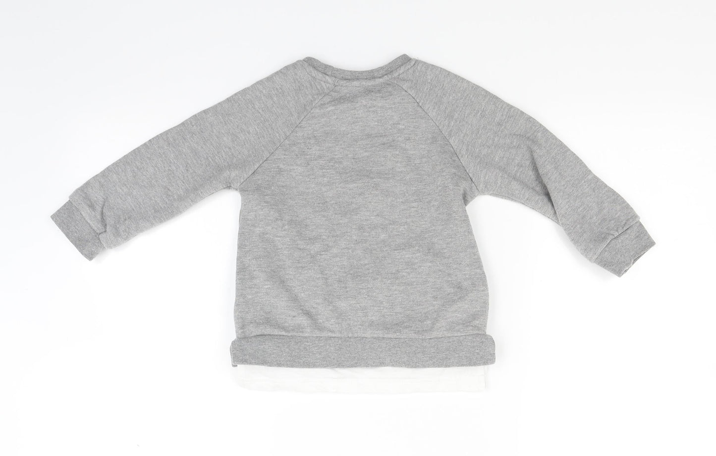 Primark Boys Grey   Pullover Sweatshirt Size 2-3 Years  - Dude
