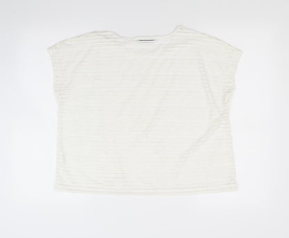 Preloved Primark Womens White   Basic T-Shirt Size 16 - Back