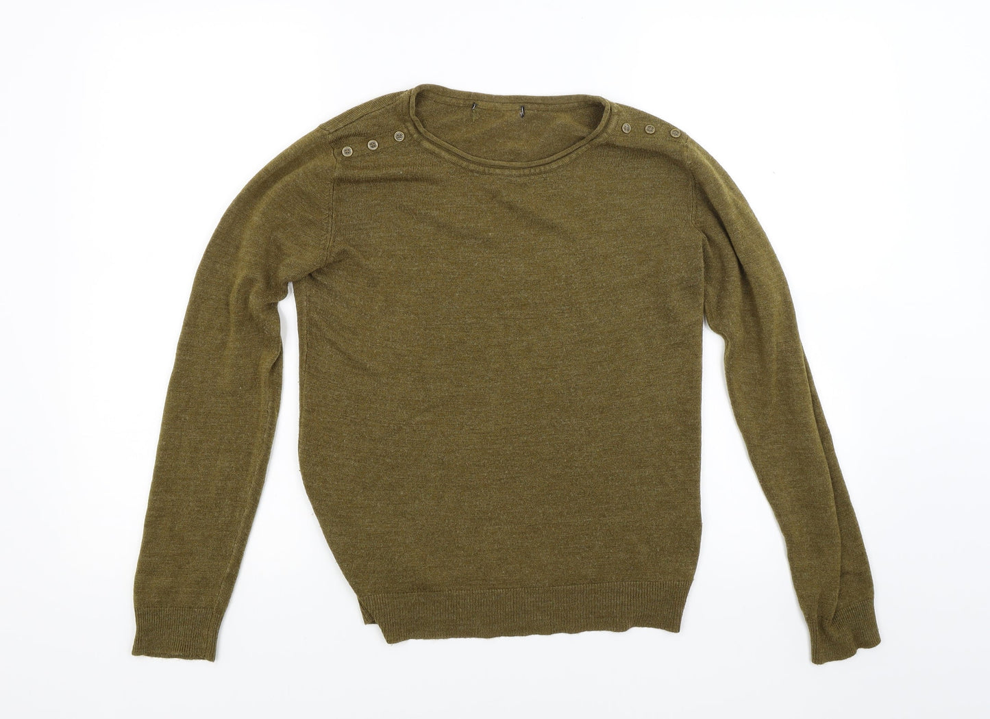 Primark Womens Green  Knit Pullover Jumper Size 10