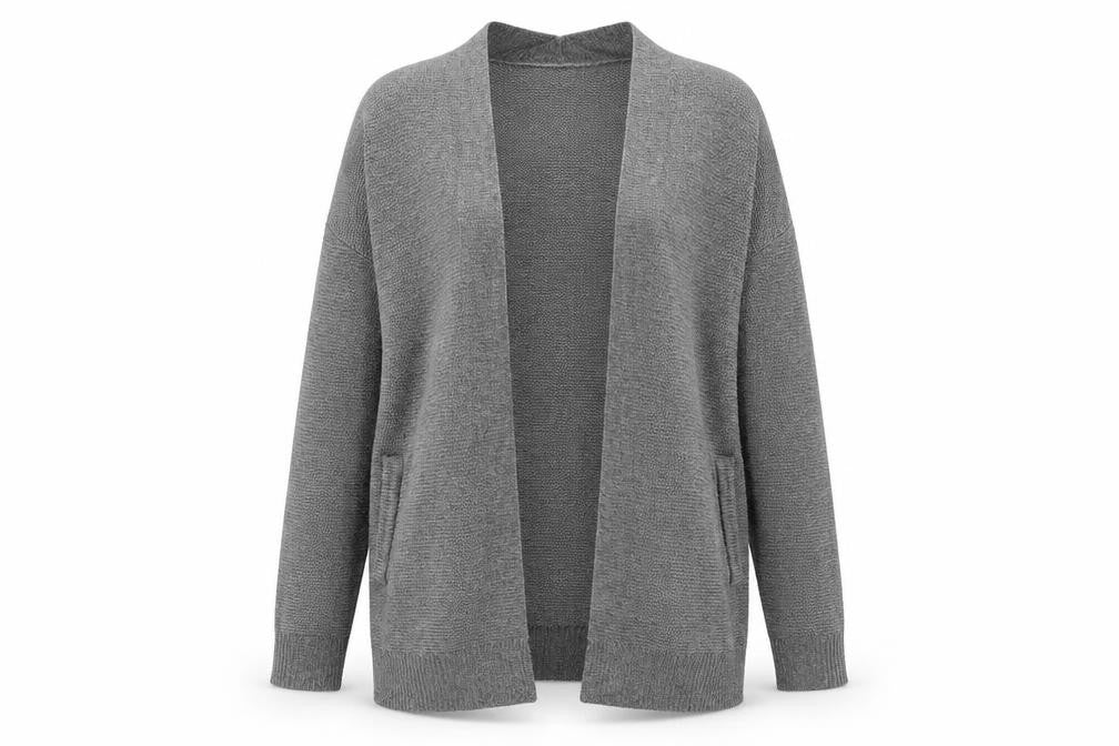 Atmosphere Womens Grey  Knit Cardigan Jumper Size S