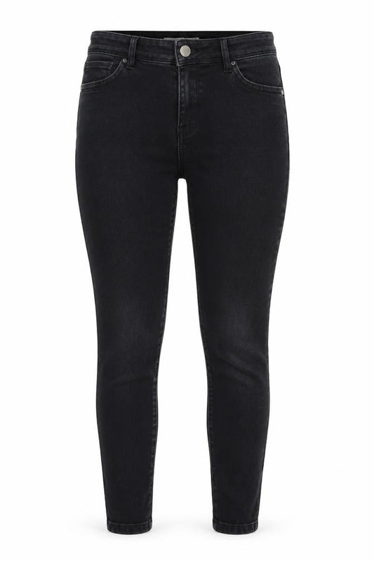 Denim & Co. Womens Black  Denim Skinny Jeans Size 8 L24 in