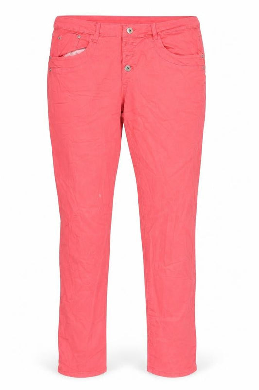 Pepper Womens Pink   Chino Trousers Size 14 L30 in